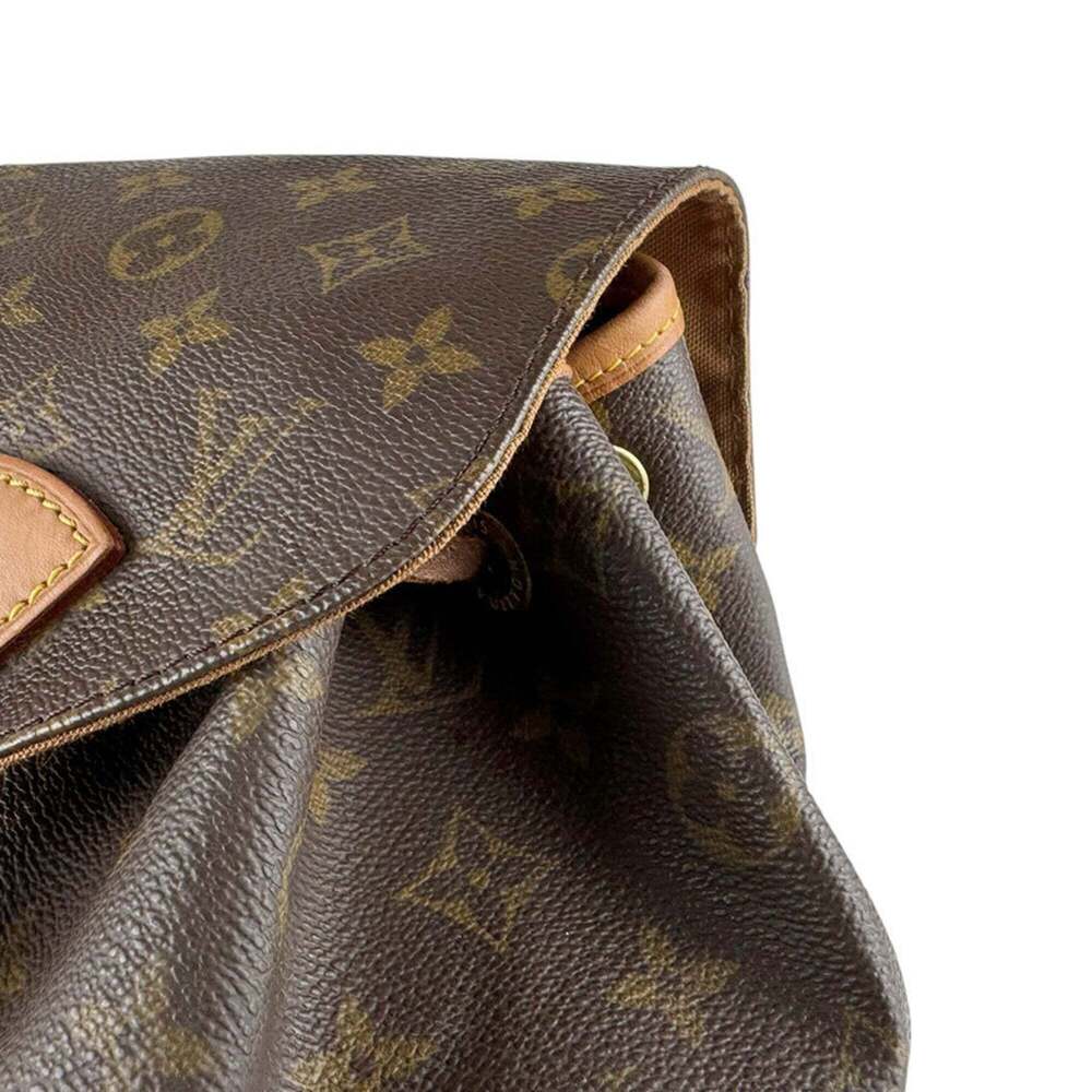 LOUIS VUITTON Brown Monogram Canvas Backpack - Picture 7 of 13